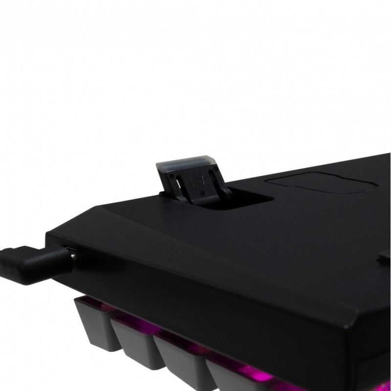 White Shark геймърска механична клавиатура Gaming Mechanical Keyboard WAKIZASHI 2 - Red Switches (English US), Black, Gray