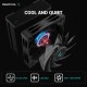 DeepCool охладител CPU Cooler AK400 Zero Dark Plus - Dual-Fan - LGA1700/AM5, R-AK400-BKNNMD-G-1