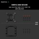 DeepCool охладител CPU Cooler AK400 Zero Dark Plus - Dual-Fan - LGA1700/AM5, R-AK400-BKNNMD-G-1
