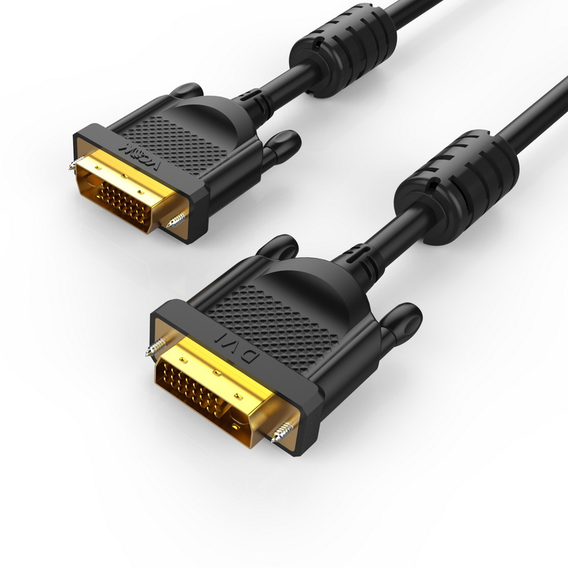 VCom кабел DVI 24+1 Dual Link M / M +2 Ferrites - CG442GD-5m, CG442GD-5m