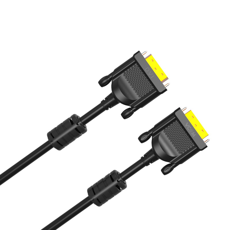 VCom кабел DVI 24+1 Dual Link M / M +2 Ferrites - CG442GD-5m, CG442GD-5m