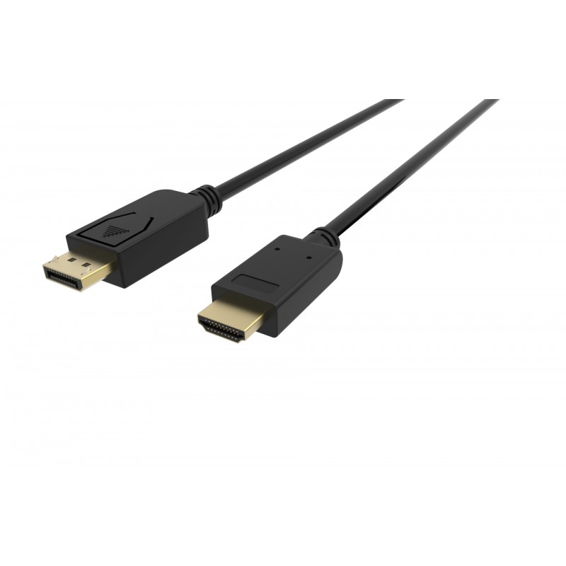VCom Кабел Display Port M / HDMI M - 4K 60Hz - CG609-1.8m-CG609-1.8m