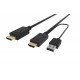 VCom Кабел HDMI M / Display Port M - 4K 2160p - CG599C-1.8m-CG599C-1.8m