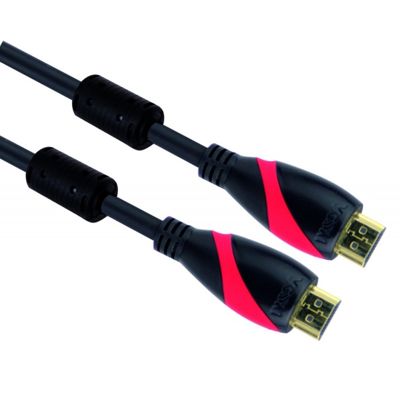 VCom Кабел HDMI M / M Ultra HD 4k2k Gold +2 Ferrite v1.4 ethernet 3D - CG525D-1.5m-CG525D-1.5m