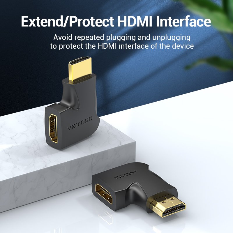 Vention Адаптер Adapter HDMI Vertical Flat 270 Degree M/F - AIQB0, AIQB0