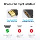 Vention Адаптер Adapter HDMI Vertical Flat 270 Degree M/F - AIQB0, AIQB0