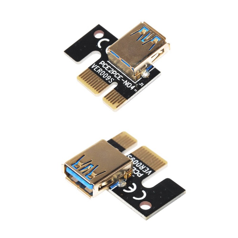 Makki Екстендер Mining Riser PCI Express 1x to 16x - 270uf - MAKKI-SR139-270-MAKKI-SR139-270