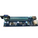 Makki Mining Riser/Extender PCI Express 1x to 16x v.1701A - 470uf - MAKKI-SR1701A-470-MAKKI-SR1701A-470