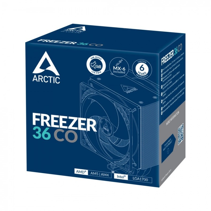 Arctic охладител Freezer 36 CO - LGA1851/LGA1700/AM5, ACFRE00122A