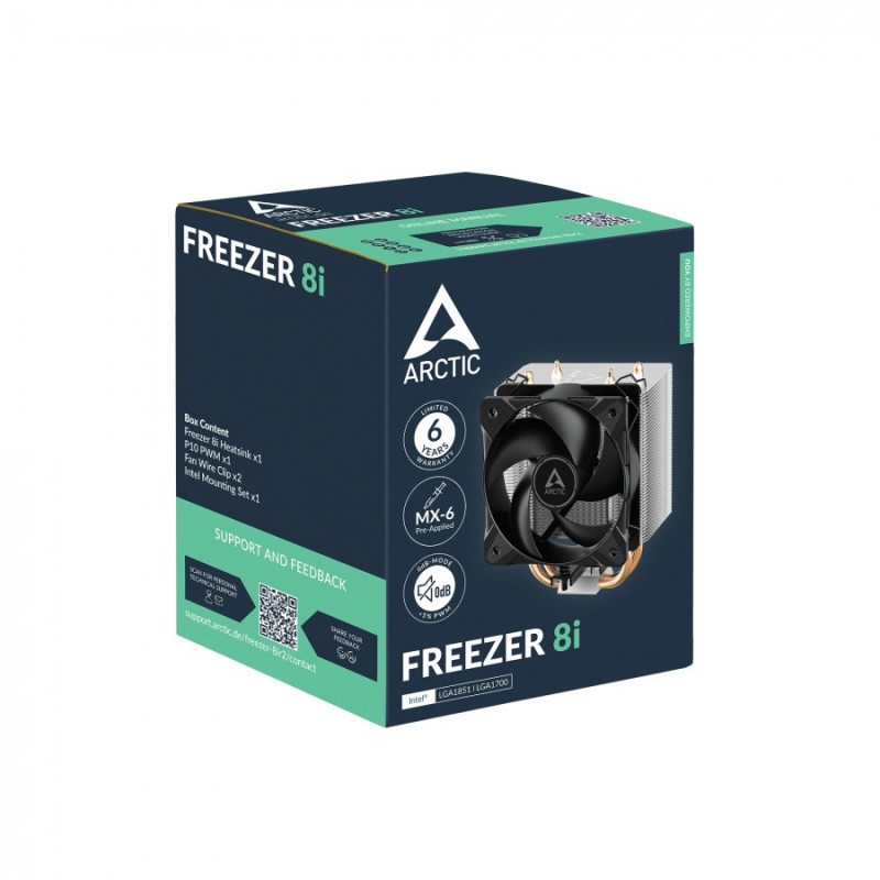 Arctic охладител Freezer 8i - LGA1851/LGA1700, ACFRE00190A