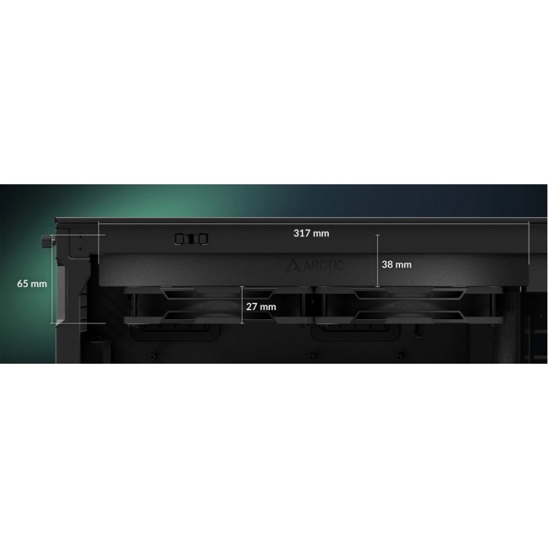 Arctic водно охлаждане Liquid Freezer III Pro 280 A-RGB Black