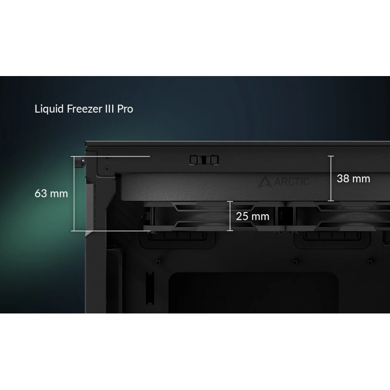 Arctic водно охлаждане Liquid Freezer III Pro 360 Black, ACFRE00180A