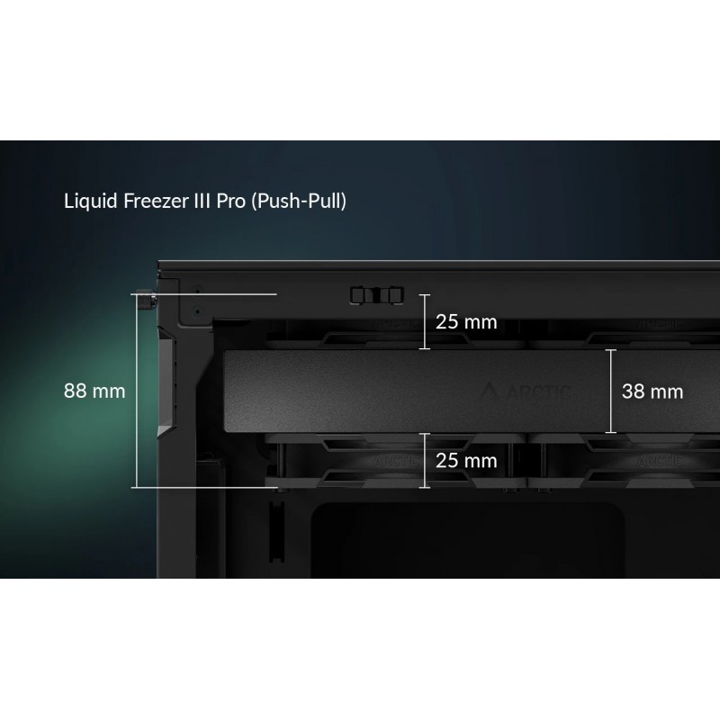 Arctic водно охлаждане Liquid Freezer III Pro 360 Black, ACFRE00180A