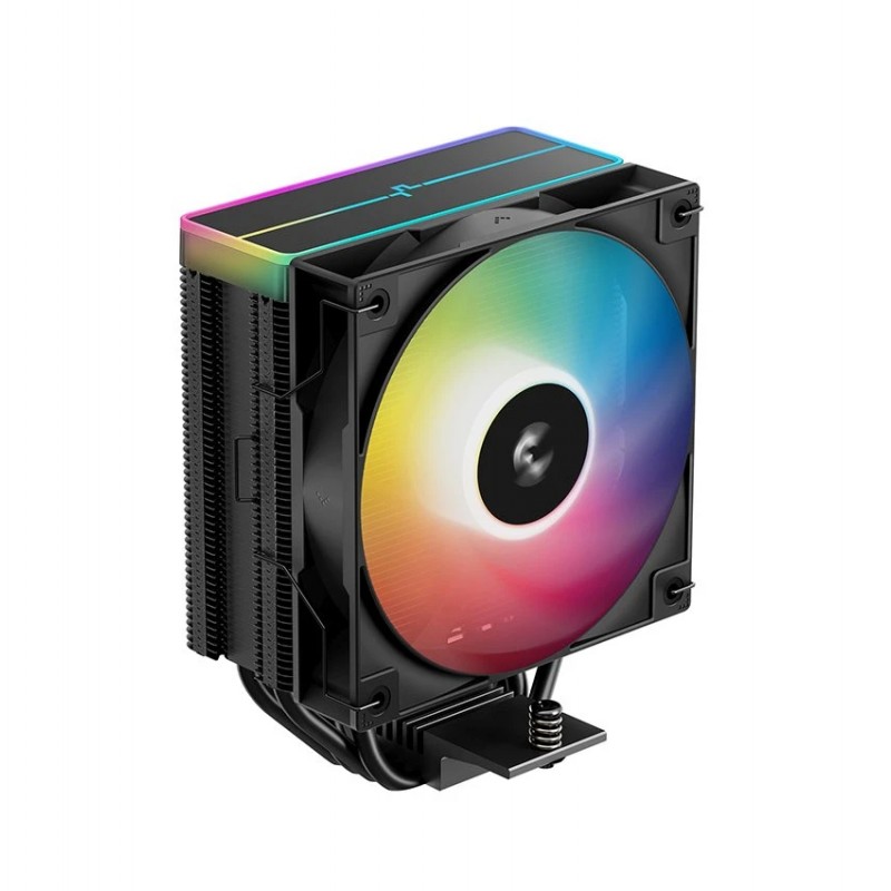 DeepCool охладител CPU Cooler AG400 Black - Addressable RGB V2 - LGA1851/AM5, R-AG400-BKAMMN-GJD