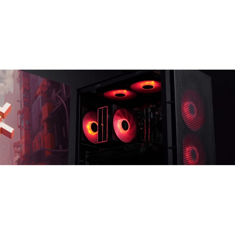 DeepCool охладител CPU Cooler AG400 Black - Addressable RGB V2 - LGA1851/AM5, R-AG400-BKAMMN-GJD