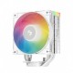 DeepCool охладител CPU Cooler AG400 White - Addressable RGB V2 - LGA1851/AM5, R-AG400-WHAMMN-GJD