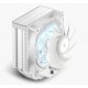 DeepCool охладител CPU Cooler AG400 White - Addressable RGB V2 - LGA1851/AM5, R-AG400-WHAMMN-GJD
