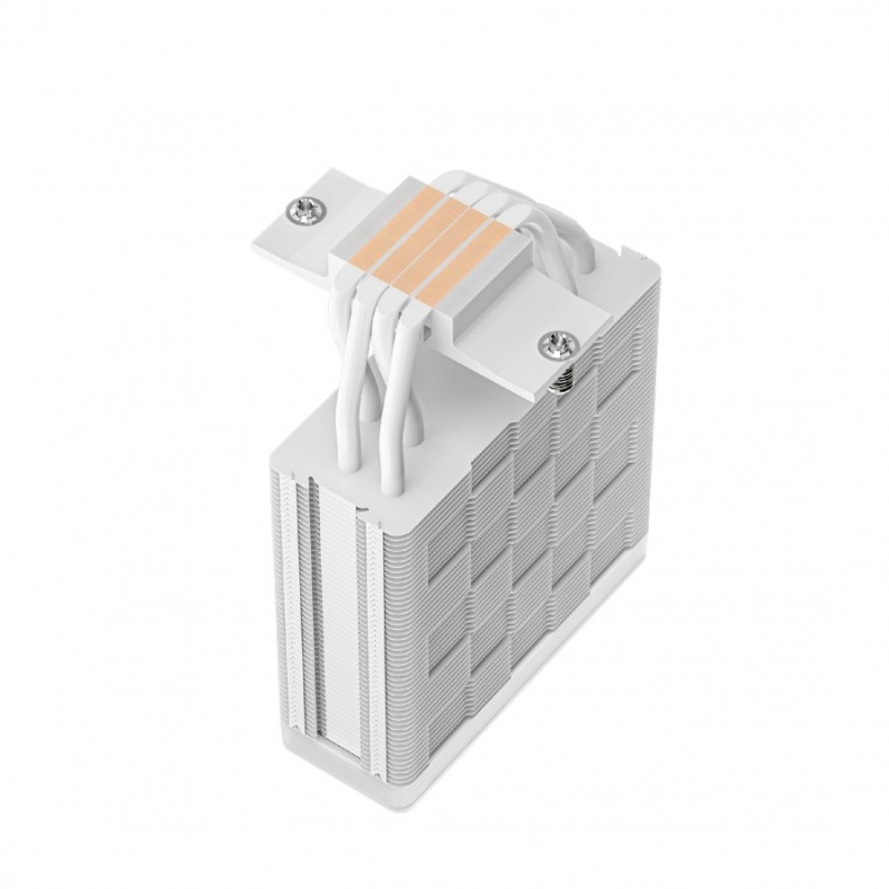 DeepCool охладител CPU Cooler AG400 White - Addressable RGB V2 - LGA1851/AM5, R-AG400-WHAMMN-GJD
