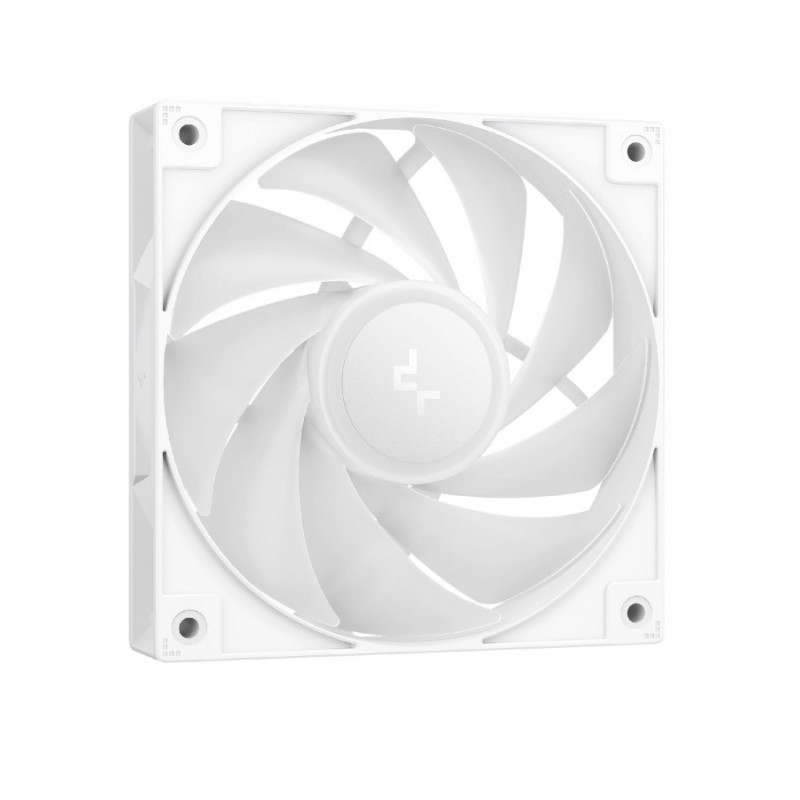 DeepCool охладител CPU Cooler AG400 White - Addressable RGB V2 - LGA1851/AM5, R-AG400-WHAMMN-GJD