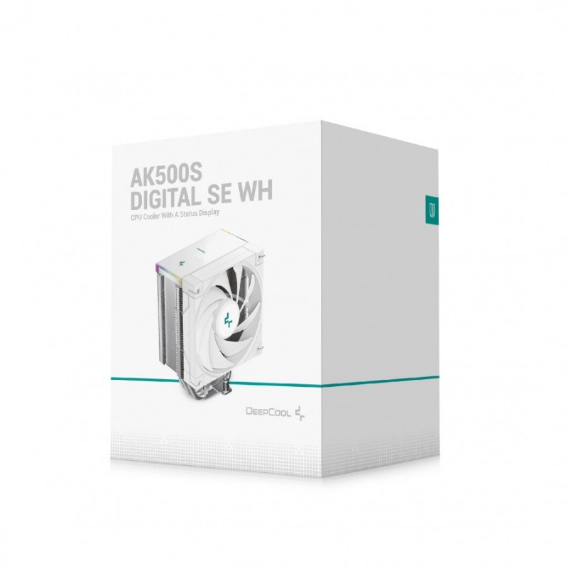 DeepCool охладител за процесор CPU Cooler - AK500 DIGITAL SE WH