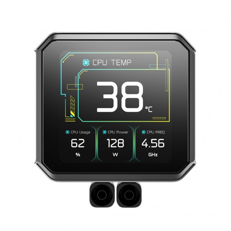 DeepCool водно охлаждане Water Cooling SPARTACUS 360 - 3.4 inch IPS Display