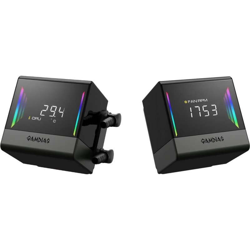 Gamdias водно охлаждане Water Cooling Chione E4-240 - LCD Screen, A-RGB, CHIONE-E4-240
