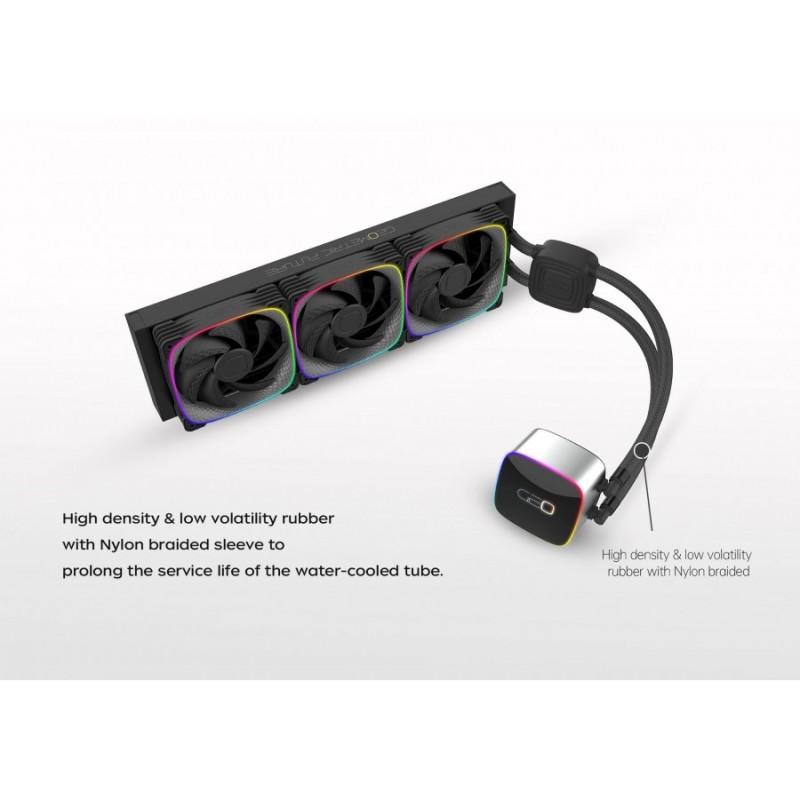 Geometric Future водно охлаждане Water Cooling - Eskimo 360 Black - LGA1700/AM5, 1C253B0363000