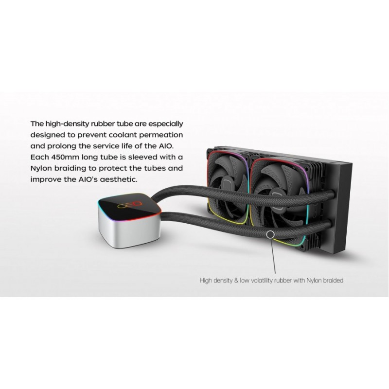 Geometric Future водно охлаждане Water Cooling - Eskimo Junior 24 Black - LGA1700/AM5, 1C253B0241AA0