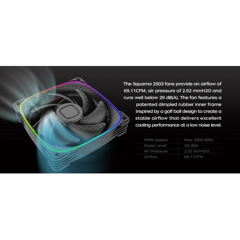Geometric Future водно охлаждане Water Cooling - Eskimo Junior 36 Black - LGA1700/AM5, 1C253B0361AA0