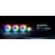 Geometric Future водно охлаждане Water Cooling - Eskimo Pro 360 Black - Addressable RGB, LGA1851/AM5, GEO-ESKIMO-PRO-36B