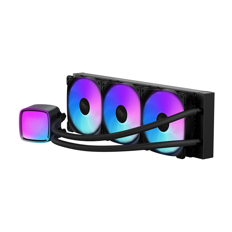 Geometric Future водно охлаждане Water Cooling - Eskimo Pro 360 Black - Addressable RGB, LGA1851/AM5, GEO-ESKIMO-PRO-36B