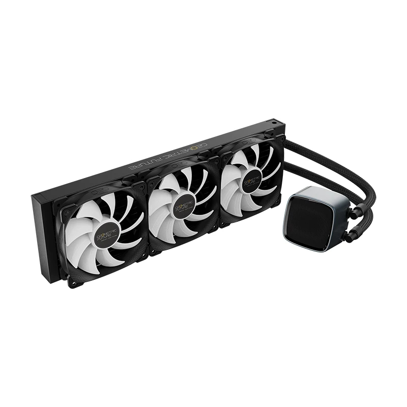 Geometric Future водно охлаждане Water Cooling - Eskimo Pro 360 Black - Addressable RGB, LGA1851/AM5, GEO-ESKIMO-PRO-36B