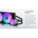 Geometric Future водно охлаждане Water Cooling - Eskimo Pro 360 White - Addressable RGB, LGA1851/AM5, GEO-ESKIMO-PRO-36W