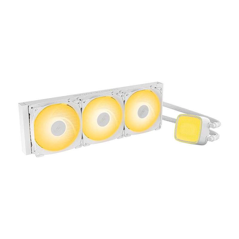 Geometric Future водно охлаждане Water Cooling - Eskimo Pro 360 White - Addressable RGB, LGA1851/AM5, GEO-ESKIMO-PRO-36W