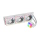 Geometric Future водно охлаждане Water Cooling - Eskimo Pro 420 White - Addressable RGB, LGA1851/AM5, GEO-ESKIMO-PRO-42W