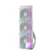 Geometric Future водно охлаждане Water Cooling - Eskimo Pro 420 White - Addressable RGB, LGA1851/AM5, GEO-ESKIMO-PRO-42W