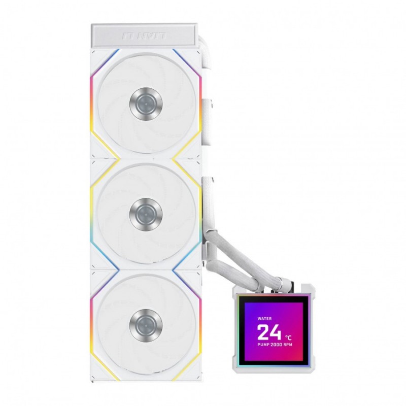 Lian Li водно охлаждане Water Cooling HydroShift II LCD-S 360TL WHITE