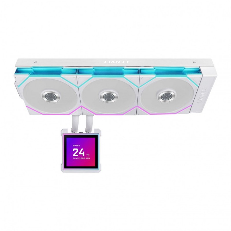 Lian Li водно охлаждане Water Cooling HydroShift II LCD-S 360TL WHITE