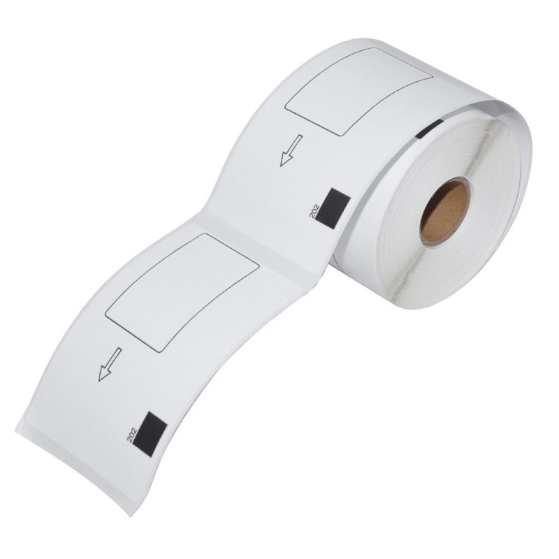 Makki съвместими етикети Brother DK-11202 ROLL ONLY - Shipping Labels, 62mmx100mm, 300 labels per roll, Black on White - MK-DK-11202-MK-DK-11202-RO
