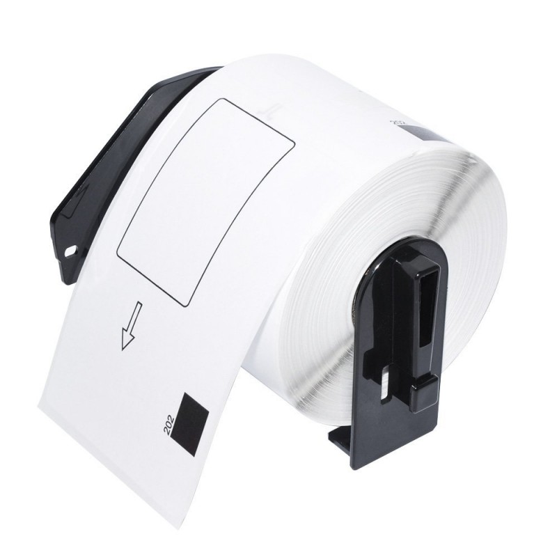 Makki съвместими етикети Brother DK-11202 - Shipping Labels, 62mmx100mm, 300 labels per roll, Black on White - MK-DK-11202-MK-DK-11202