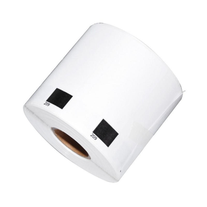 Makki съвместими етикети Brother DK-11209 ROLL ONLY - Small Address Paper Labels, 29mmx62mm, 800 labels per roll, Black on White - MK-DK-11209-RO-MK-DK-11209-RO