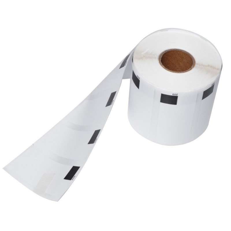 Makki съвместими етикети Brother DK-11209 ROLL ONLY - Small Address Paper Labels, 29mmx62mm, 800 labels per roll, Black on White - MK-DK-11209-RO-MK-DK-11209-RO