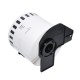 Makki съвместими етикети Brother DK-22205 - Roll White Continuous Length Paper Tape 62mm x 30.48m, Black on White - MK-DK-22205-MK-DK-22205