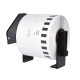 Makki съвместими етикети Brother DK-22205 - Roll White Continuous Length Paper Tape 62mm x 30.48m, Black on White - MK-DK-22205-MK-DK-22205