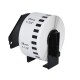 Makki съвместими етикети Brother DK-22225 - White Continuous Length Paper Tape 38mm x 30.48m, Black on White - MK-DK-22225-MK-DK-22225