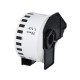 Makki съвместими етикети Brother DK-22225 - White Continuous Length Paper Tape 38mm x 30.48m, Black on White - MK-DK-22225-MK-DK-22225