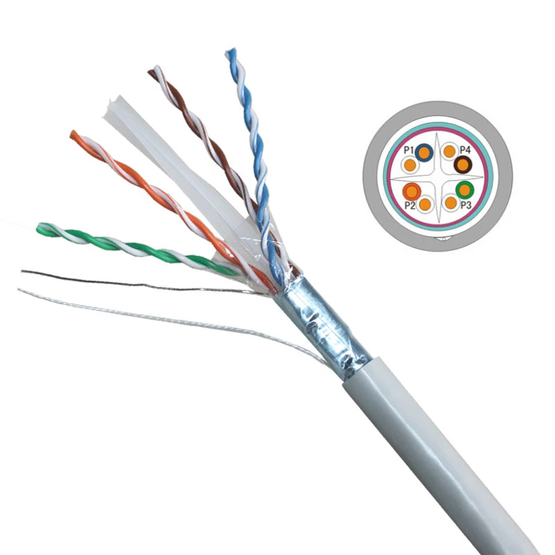 VCom Кабел FTP cable 4Pair Cat6 23AWG 305m - NC624-305, NC624-305