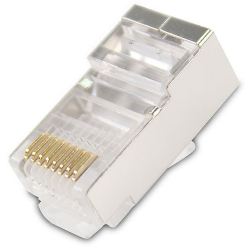 VCom конектори UTP connectors Cat6 STP/Shielded/RJ45 - 20pcs pack - NM026-20pcs-NM026-20pcs
