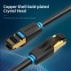 Vention Кабел LAN SFTP Cat.8 Patch Cable - 1M Black 40Gbps - IKABF, IKABF