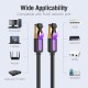 Vention Кабел LAN SSTP Cat.7 Patch Cable - 1M Black - ICDBF, ICDBF